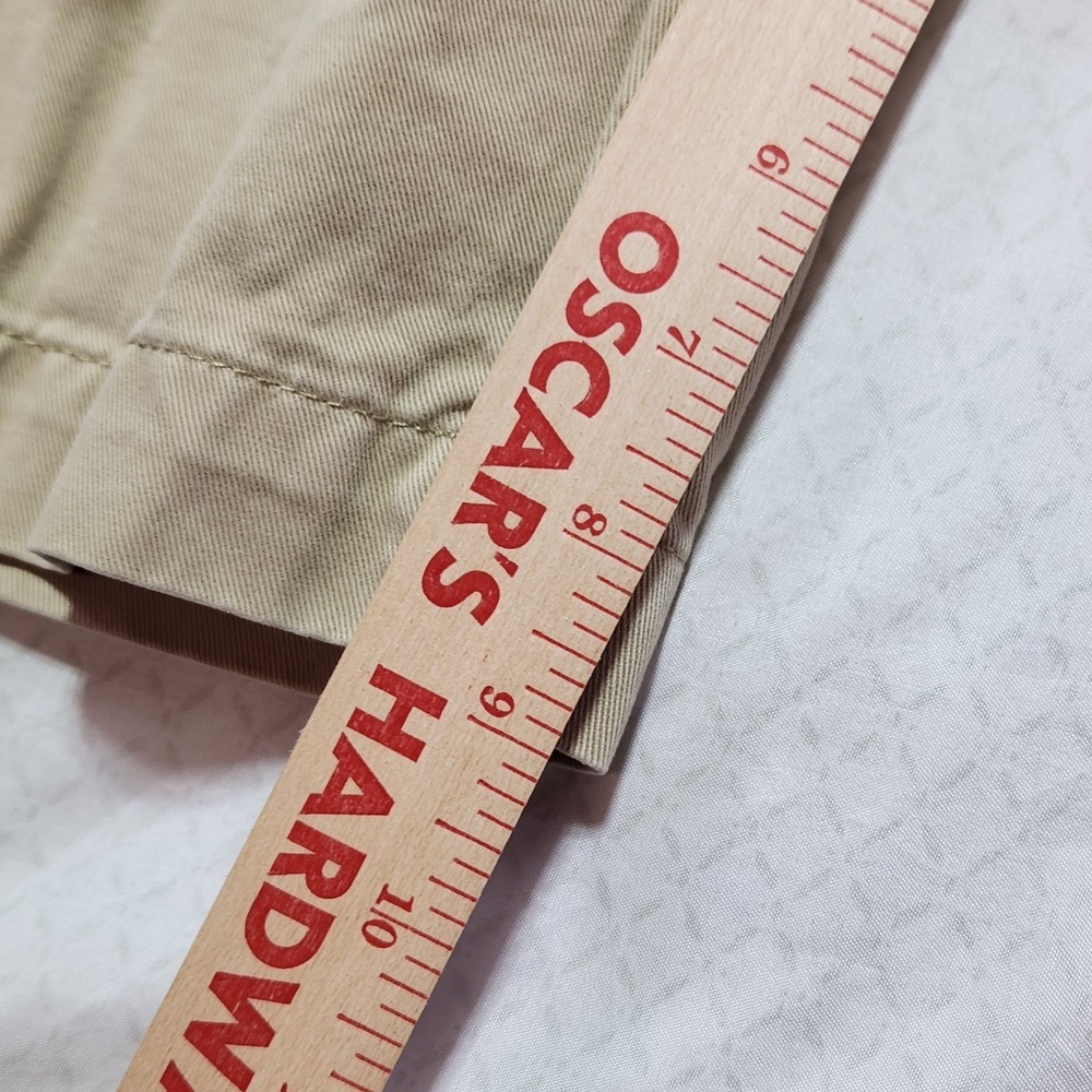 Polo Ralph Lauren Khaki Shorts Mens 34/9 Classic Fit Beige Chino Casual Preppy - Picture 6 of 11